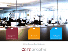 Tablet Screenshot of data-graphis.de